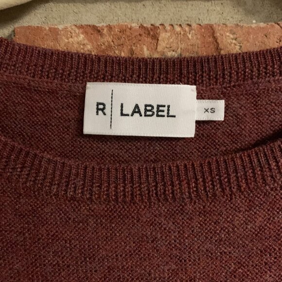 THE RESET R Label 100% Merino Wool Dolman Sleeve Women's X-Small Sweater EUC - Picture 3 of 11